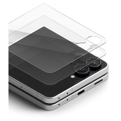 2. Ringke Cover Display Pro 2er-Pack Schutzglas für Samsung Galaxy Z Flip 8