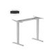 2. Equip 650813 Stehtischgestell, elektrisch betrieben, 2 Beine, Grau