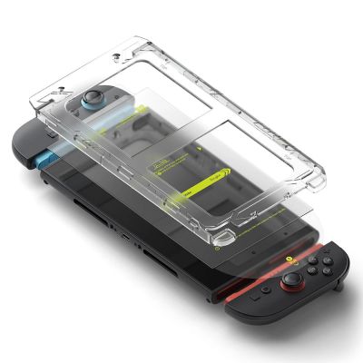 3. Ringke Easy Slide 2er-Pack gehärtetes Glas für Nintendo Switch 2 – Transparent