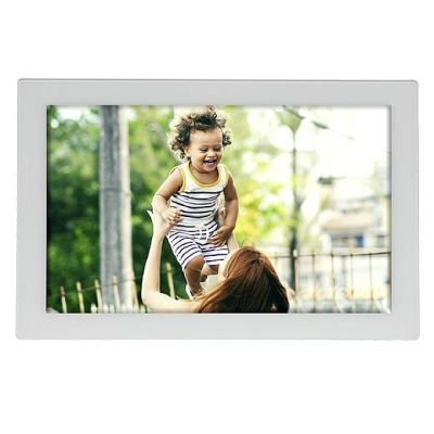 Denver PFF-1037W Digitaler Bilderrahmen, Weiß, 25,6 cm (10,1") Touchscreen, WLAN