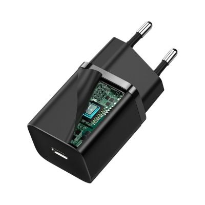 7. Baseus Super Si 1C Schnellladegerät USB Typ C 30W Power Delivery Quick Charge schwarz (CCSUP-J01)