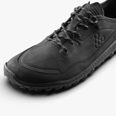 5. Vivobarefoot TRACKER LEATHER AT LOW II HERREN OBSIDIAN (309623-02)