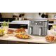 28. Ninja DZ400EU Doppelfritteuse 9,5 l, autonom, 2470 W, Heißluftfritteuse, Grau
