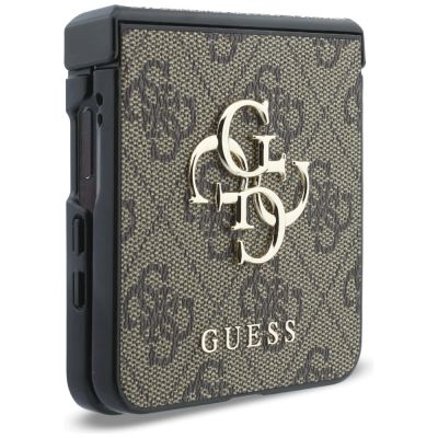 7. Guess Big 4G Logo Hülle für Samsung Galaxy Z Flip 8 - Braun