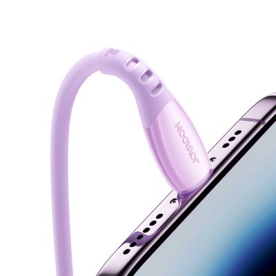 6. Joyroom S-A59 Vibrant Series 30W USB-C - Lightning Kabel 1,2 m - lila