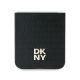 5. DKNY Repeat Pattern Stack Logo Hülle für Samsung Galaxy Z Flip6 – Schwarz