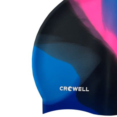 6. Crowell Multi Flame Silikon-Badekappe, Farbe 17