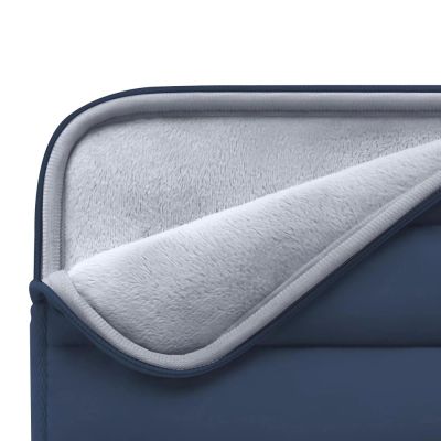 7. Tech-Protett Flauschige Laptoptasche 15-16 - Marineblau