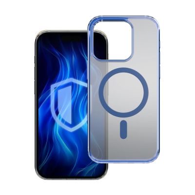 10. 3mk Frosty MagCase Blue Hülle für Apple iPhone 13 Pro Max – transparent