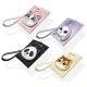 6. Nimmy Big Eyed Pet 2.0 Kartenetui mit Katzenmotiv, Rosa
