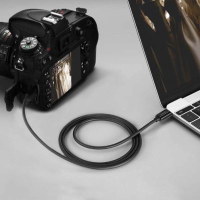 3. Ugreen US242 USB-C (männlich) / Mini-USB (männlich) Kabel 1 m – Schwarz