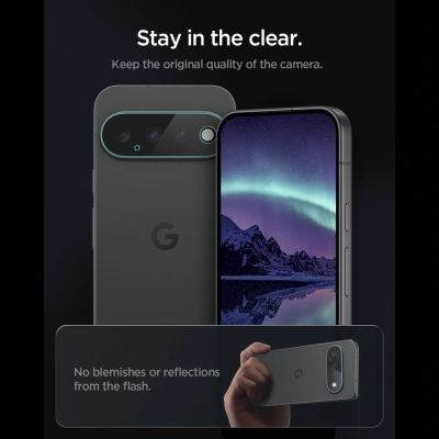 10. Spigen Optik Pro HD 2er-Pack Displayschutzfolie aus gehärtetem Glas für Google Pixel 11