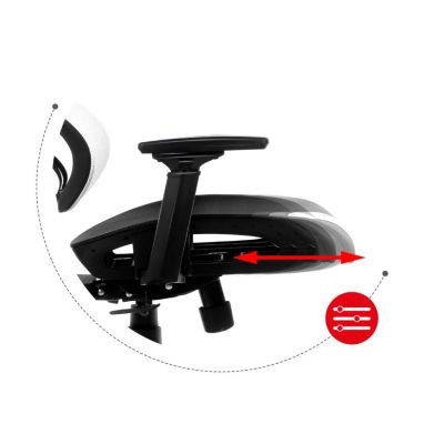 9. Huzaro Combat 8.0 Weißer Gaming-Stuhl