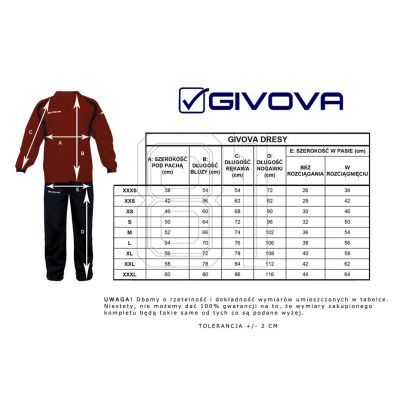 3. Tracksuit Givova Tuta Visa Fluo TR018F 1028