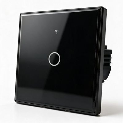 11. QOLTEC LICHT-EIN/AUS-SCHALTER | 1-KANAL-BERÜHRUNG | WLAN | TIMER | TUYA | SCHWARZ