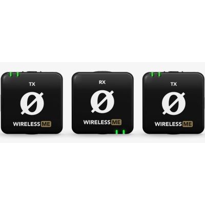 18. RODE Wireless ME Dual – Kompaktes drahtloses Mikrofonsystem mit zwei Sendern für Zweikanalaufnahmen (Schwarz)