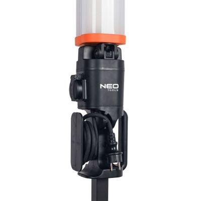 2. NEO Tools 99-099 Doppellampe auf Stativ, 2 x 4300 lm