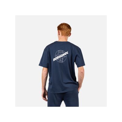 3. ROSSIGNOL Waterfall Relax Tee Marineblaues Herren-T-Shirt