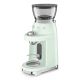 5. Smeg Kaffeemühle CGF03PGEU, 15 Mahlgrade, 240g Bohnenbeh., 150W, Hellgrün