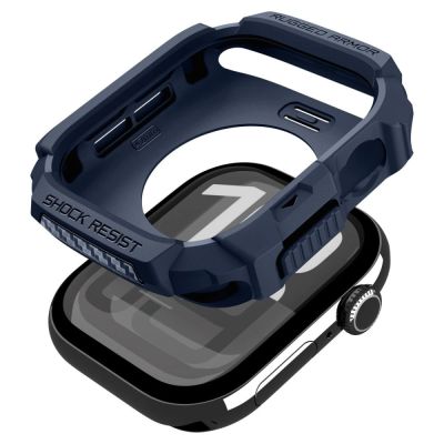 9. Spigen Rugged Armor Schutzhülle für Apple Watch 42 mm – Marineblau