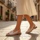 7. Damen-Ledersandalen, flach, nude, S.Barski 61-6018