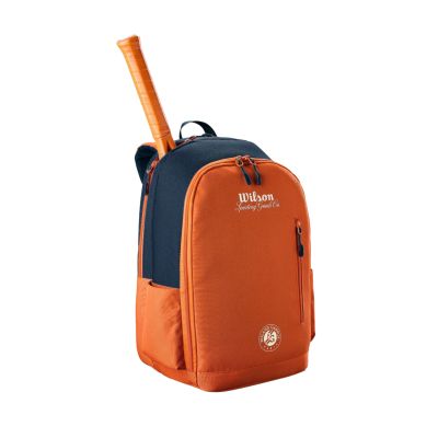 3. Wilson Roland Garros 2026 Team-Rucksack Orange-Marineblau WR8053501001