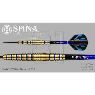 2. Harrows Spina Gold 90% Steeltip Darts HS-TNK-000013751