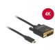 2. DeLOCK 2 m, externe USB-Grafikkarte mit 24+1 USB-Anschlüssen (USB-C/DVI), 3840 x 2160 Pixel, Schwarz