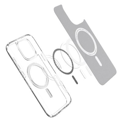 8. Spigen Ultra Hybrid Mag-Hülle mit MagSafe für iPhone 16 Pro – Weiß