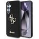 Guess Fixed Glitter Big 4G Metal Logo Hülle für Samsung Galaxy S25 schwarz