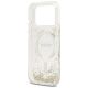7. Guess Resin Bottom Glitter MagSafe Hülle für iPhone 17 Pro - Gold