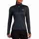 3. Dash 1/2 Zip 2.0 Damen Lauftop Schwarz