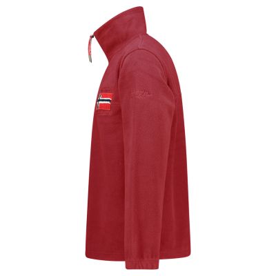 6. Herren-Fleecejacke Geographical Norway TEQUATEUR BURGUNDY DB MEN 233 (WZ6696H/GN-BURGUNDY)