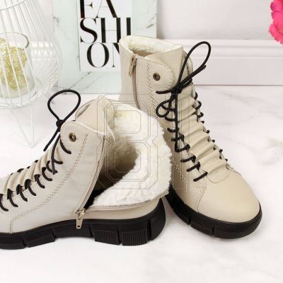 5. Rieker W X3428 isolierte Stiefeletten beige 
