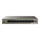 5. Tenda TEG1110PF-8-120W Netzwerkkarte, unmanaged Gigabit Ethernet (10/100/1000) mit PoE-Unterstützung, Schwarz