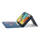 10. Magnet Kartenetui für Samsung Galaxy A12 5G Tasche Brieftasche Kartenhalter Blau