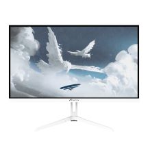 Arozzi Nova 24-Zoll-Computermonitor, 60,5 cm (23,8 Zoll), 1920 x 1080 Pixel, Full HD, LED, Weiß