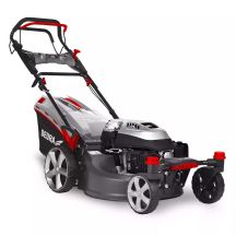 Benzinrasenmäher mit 4,2 kW Antrieb, 51 cm Schnittbreite, Schwenkrädern
