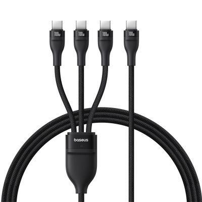 Baseus Blitzgerät Serie 3 100W Kabel 1,5m (Schwarz)