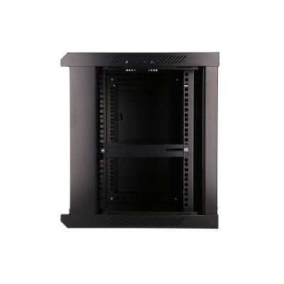 5. Extralink 9U 600x450 Schwarz | Rackschrank | Wandmontage