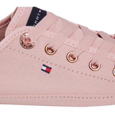 7. Tommy Hilfiger Flatform-Sneaker mit Glitzerdetail W FW0FW05013