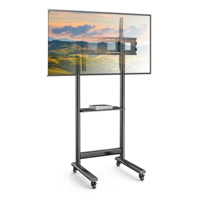 5. TECHLY MOBILER TV-STÄNDER 50-90" BIS 70KG VERSTELLBARES AV-REGAL