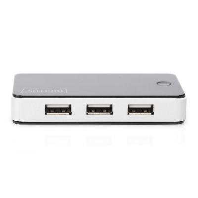 3. Hub DIGITUS DA-70222 (7x USB 2.0; schwarz)