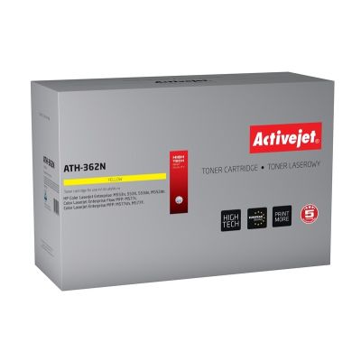 Activejet ATH-362N Toner (ersetzt HP 508A HP508A CF362A; Supreme; 5000 Seiten; gelb)
