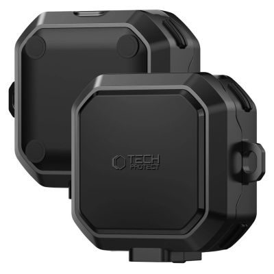 3. Tech-Protect Carbonox MagSafe Hülle für Samsung Galaxy Buds 4 / 4 Pro – Schwarz