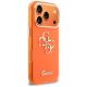 4. Guess IML 4G Script Metallhülle für iPhone 17 Pro – Orange