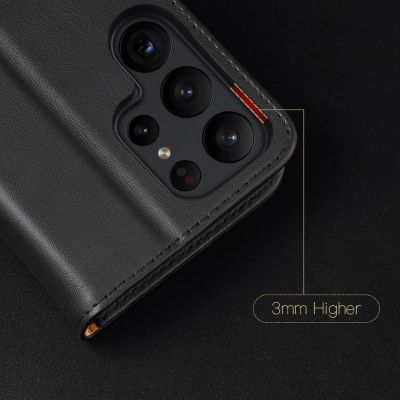 21. Dux Ducis Hivo Hülle Samsung Galaxy S23+ Flip Case Wallet Stand RFID Blocker schwarz