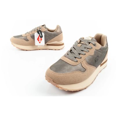 8. Lee Cooper Damen Sneaker, modisch, bequem, langlebig, beige, grau