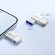 4. Orico U301 64 GB USB-A/USB-C USB 3.2 Gen 1 USB-Stick – Silber