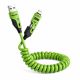 2. VAKOSS Spiralkabel 4-in-1 1,5 m 60 W 3 A